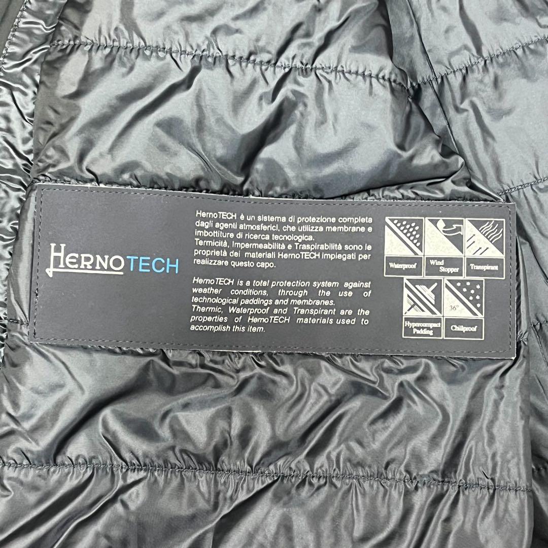 美品 ヘルノ レイヤード チェスターコート HERNOTECH 2way