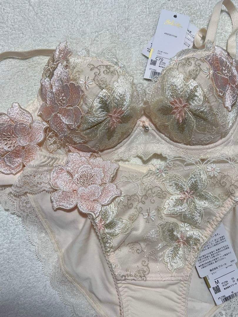 【新品】Salute 86G P-Upブラ＆Tバックショーツ OC C70 m