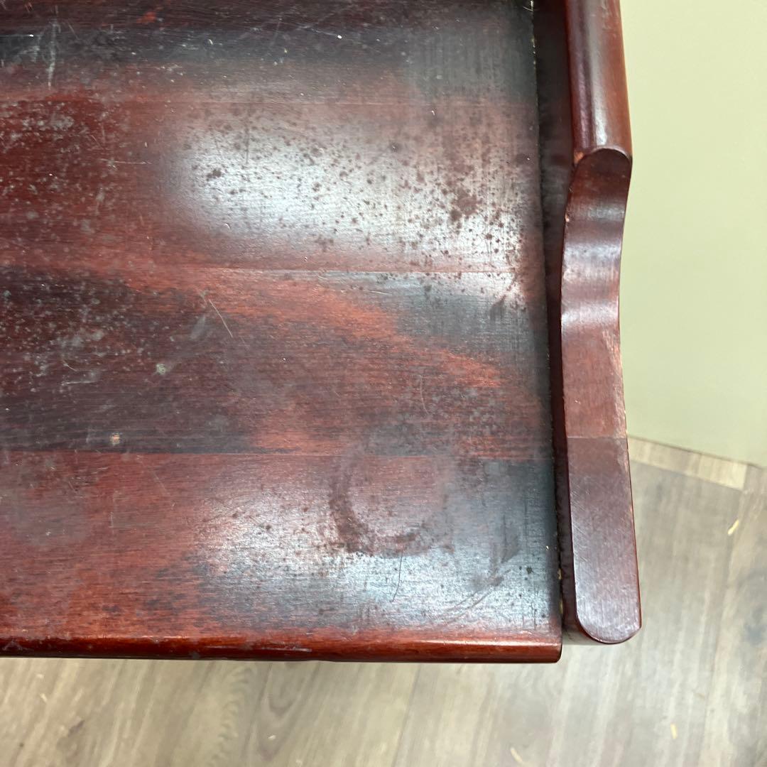 4F カリモク家具 木製 シェルフ 3段 ラック ヴィンテージ アンティーク