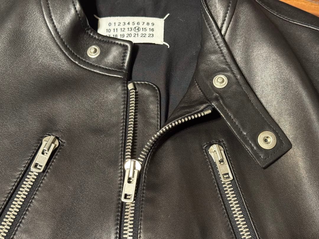 国内正規 美品MaisonMargiela ハの字 ライダース 50 マルジェラ