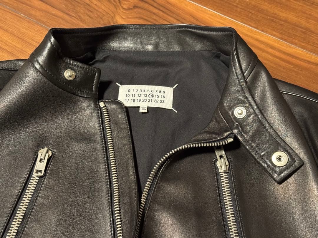 国内正規 美品MaisonMargiela ハの字 ライダース 50 マルジェラ