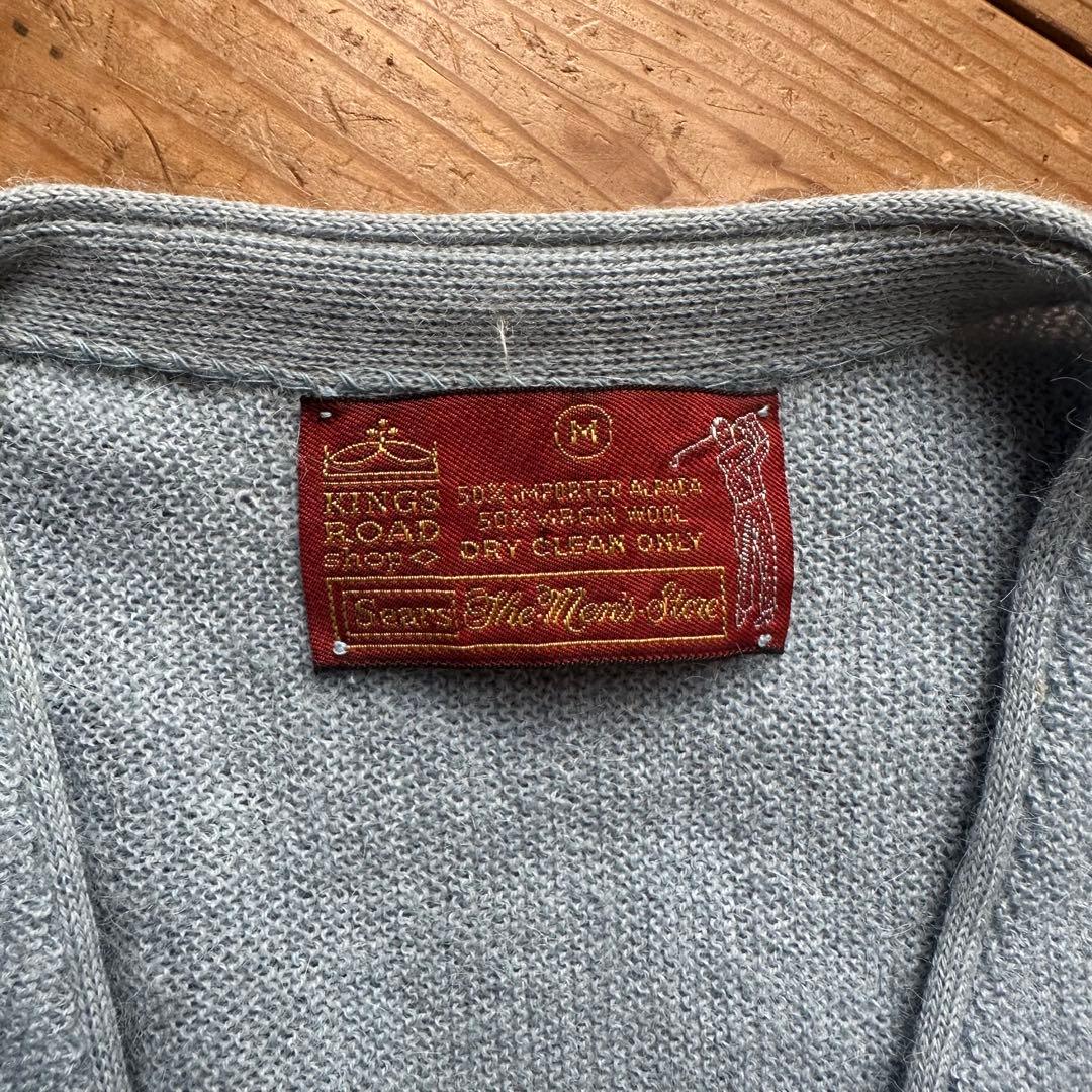 超希少 60s~70s Sears アルパカ ニットカーディガン