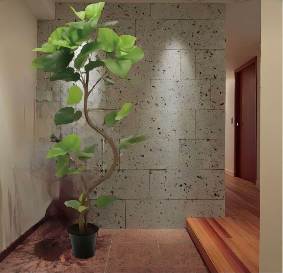 光触媒　人工観葉植物　フェイクグリーン　ウンベラータスパイラル5F