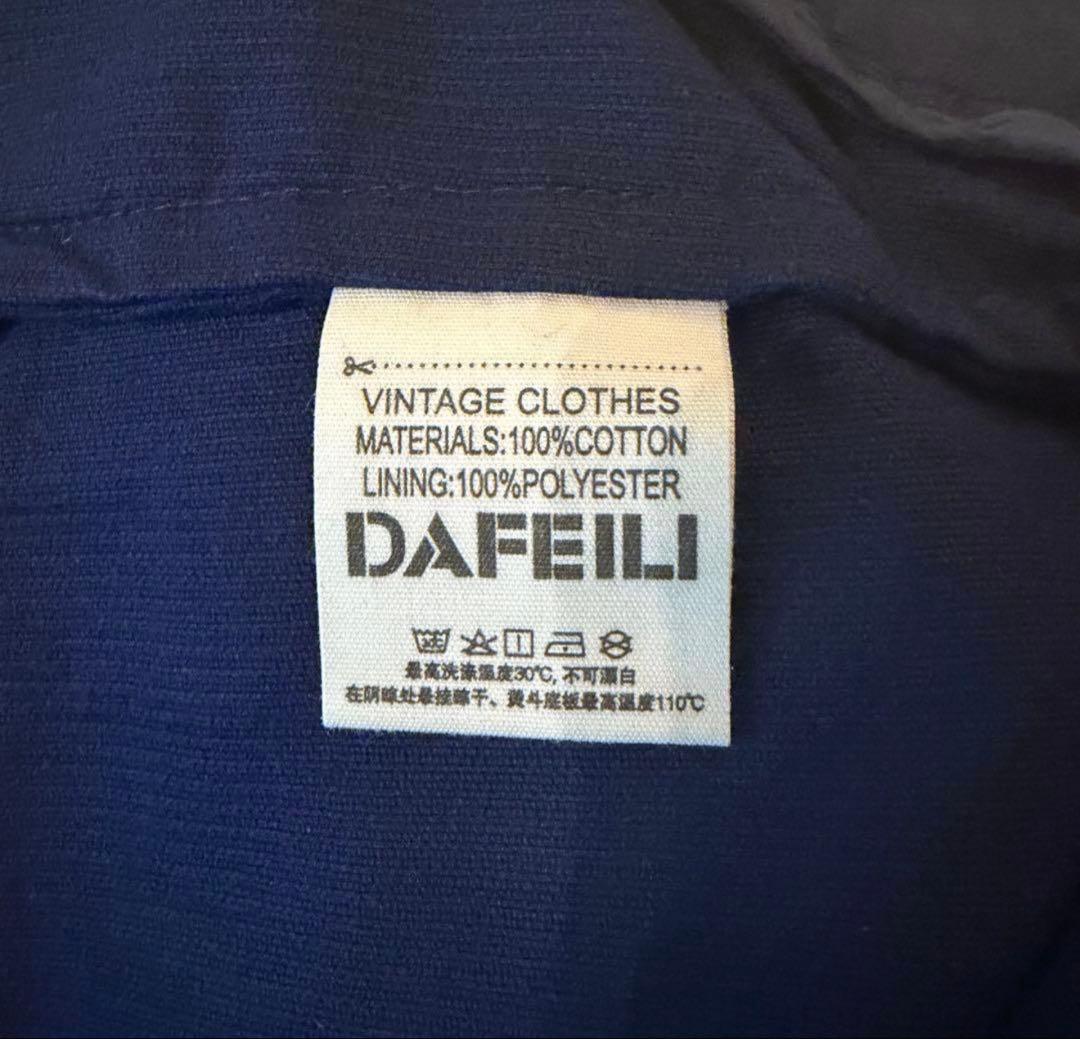 #90 Lサイズ FFA JACKET ジャケット レプリカ ネイビー