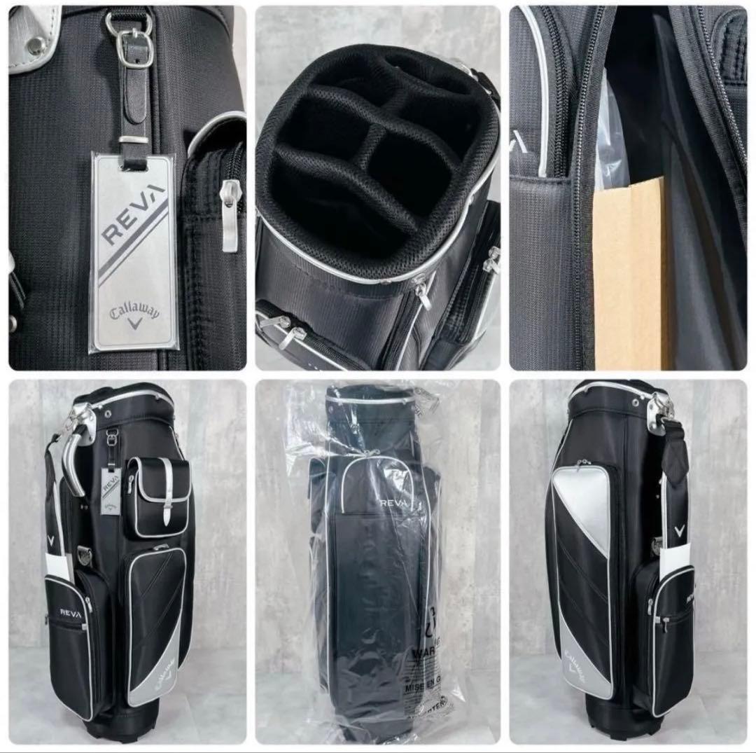 【未使用】Callaway キャディバッグ ヘッドカバー付き　ブラック