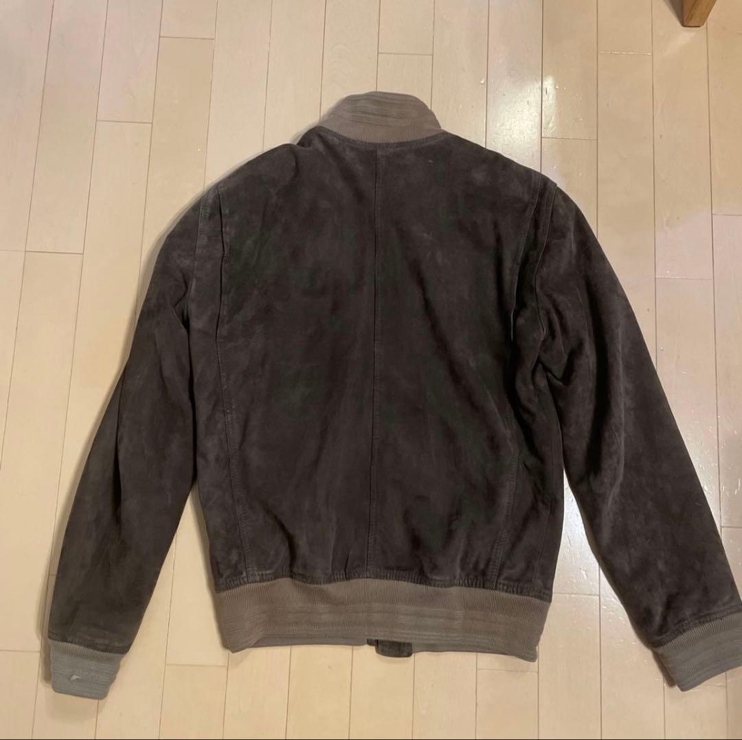 A.P.C.スエードレザー　バルスターブルゾン　XSブラウン