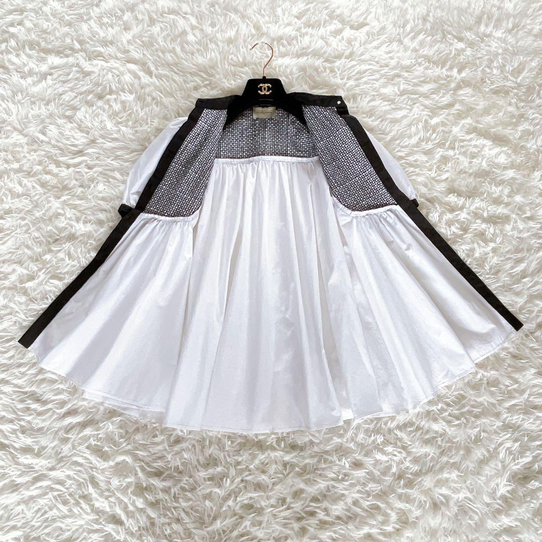 美品✨【ユナイテッドアローズ】エンブロイダリー コンビ ショートスリーブブラウス