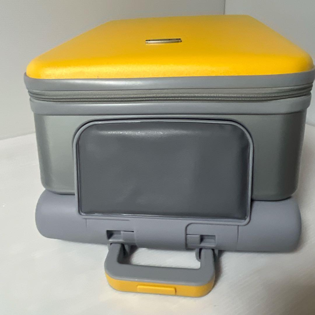 子供　乗れるスーツケース キャリーケース 40L キャリーバッグ イエロー