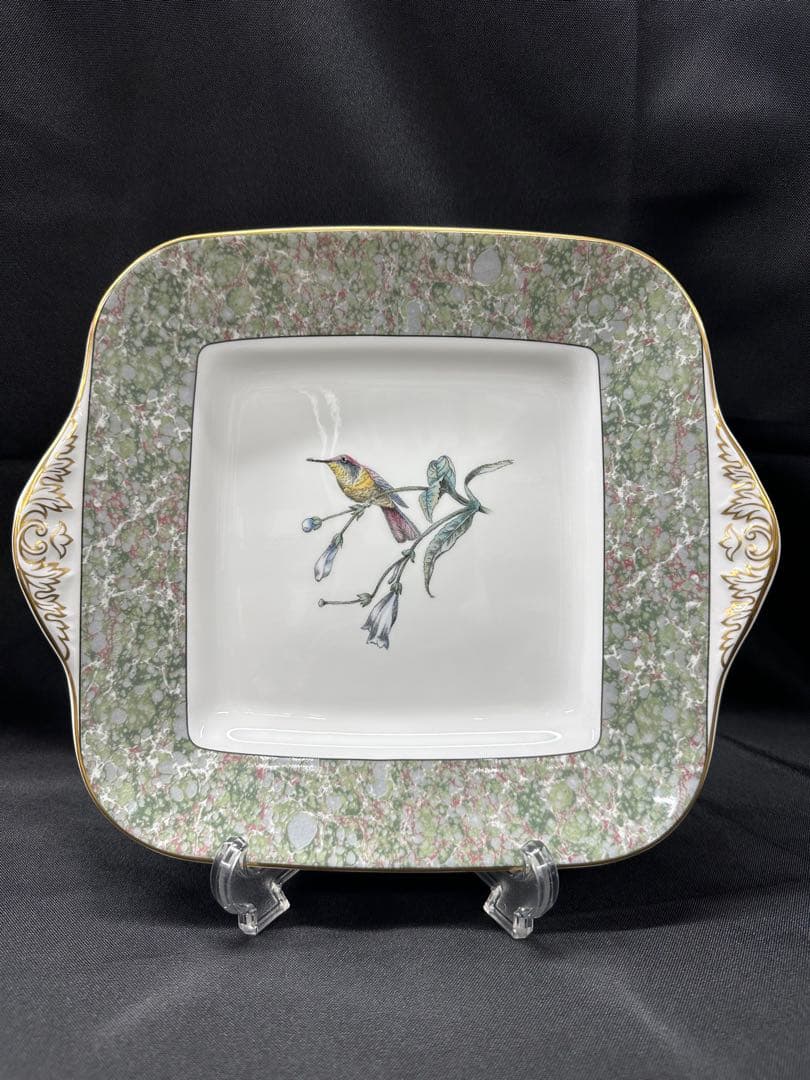 ②【極美品】 黒壺　ハミングバード　B&Bプレート プレート