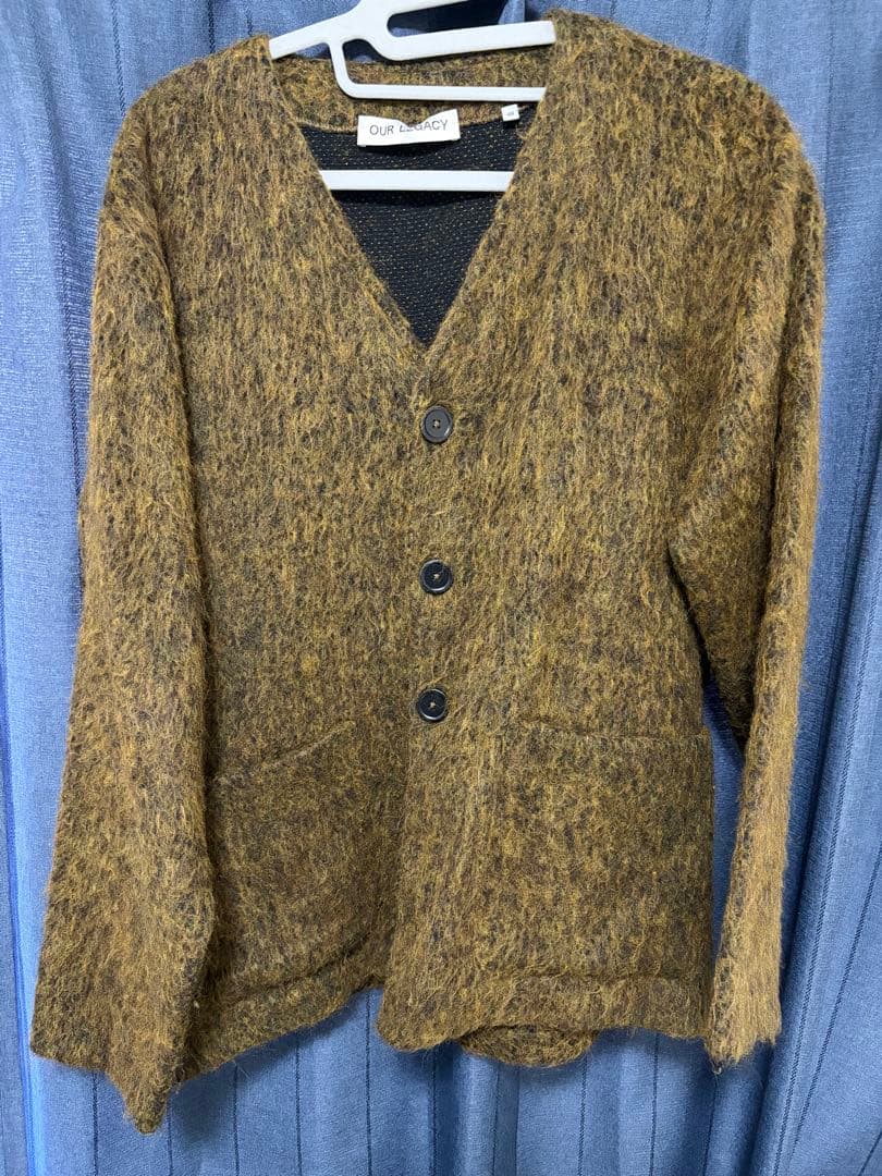 OUR LEGACY モヘアカーディガン 48 ブラウン