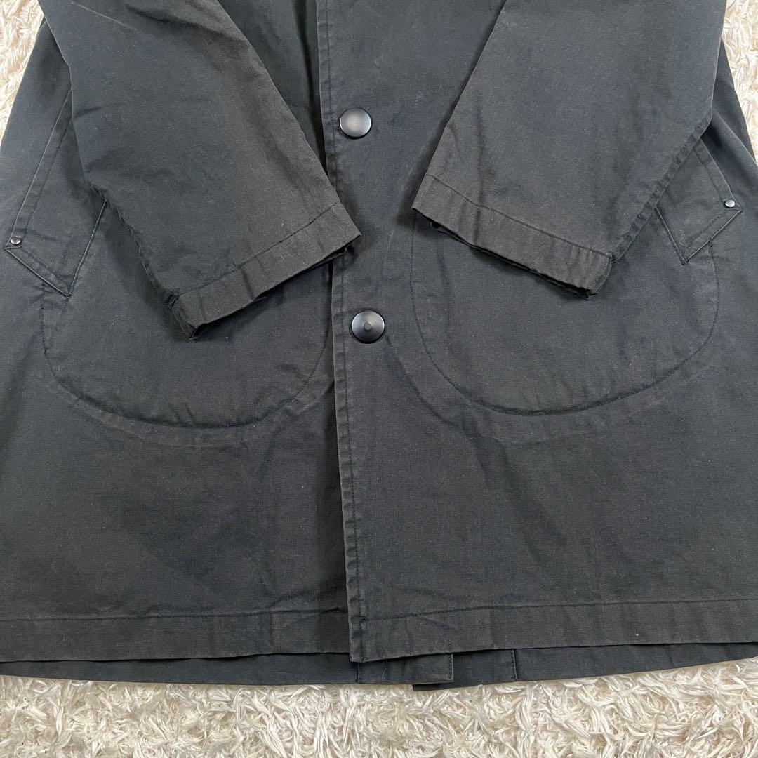 RRL ダブルアールエル 三ツ星 ステンカラーコート ブラック XS 90s