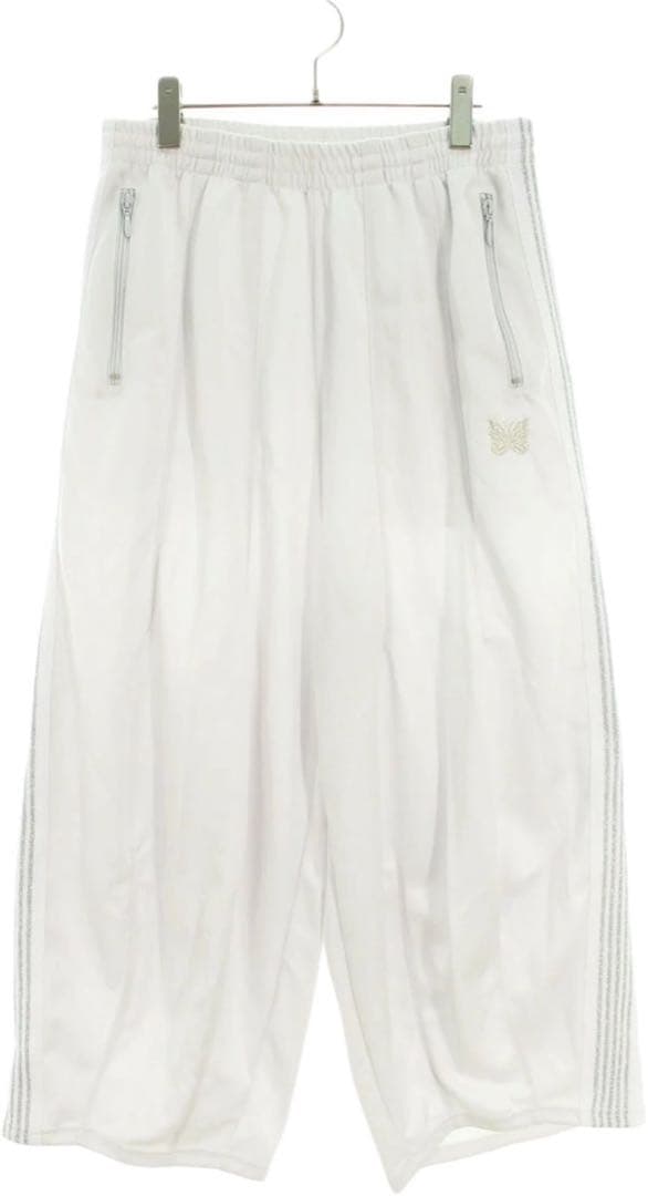 k*u様 NEEDLES ニードルス STUDIOUS トラックパンツWHITE