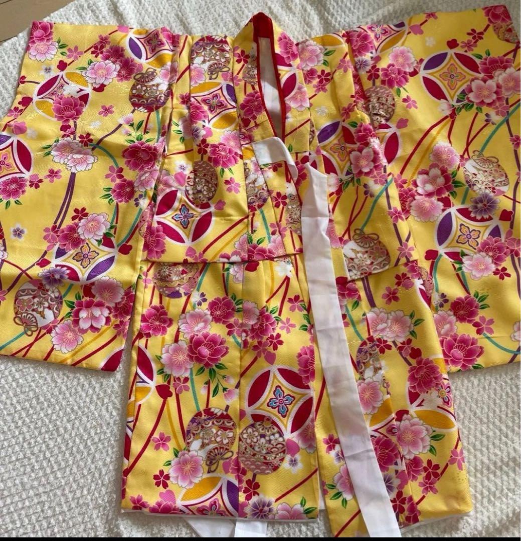 七五三 子供用着物セット 花柄