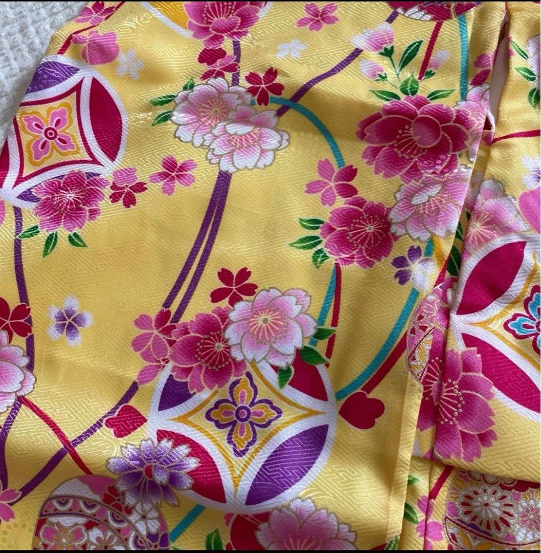 七五三 子供用着物セット 花柄