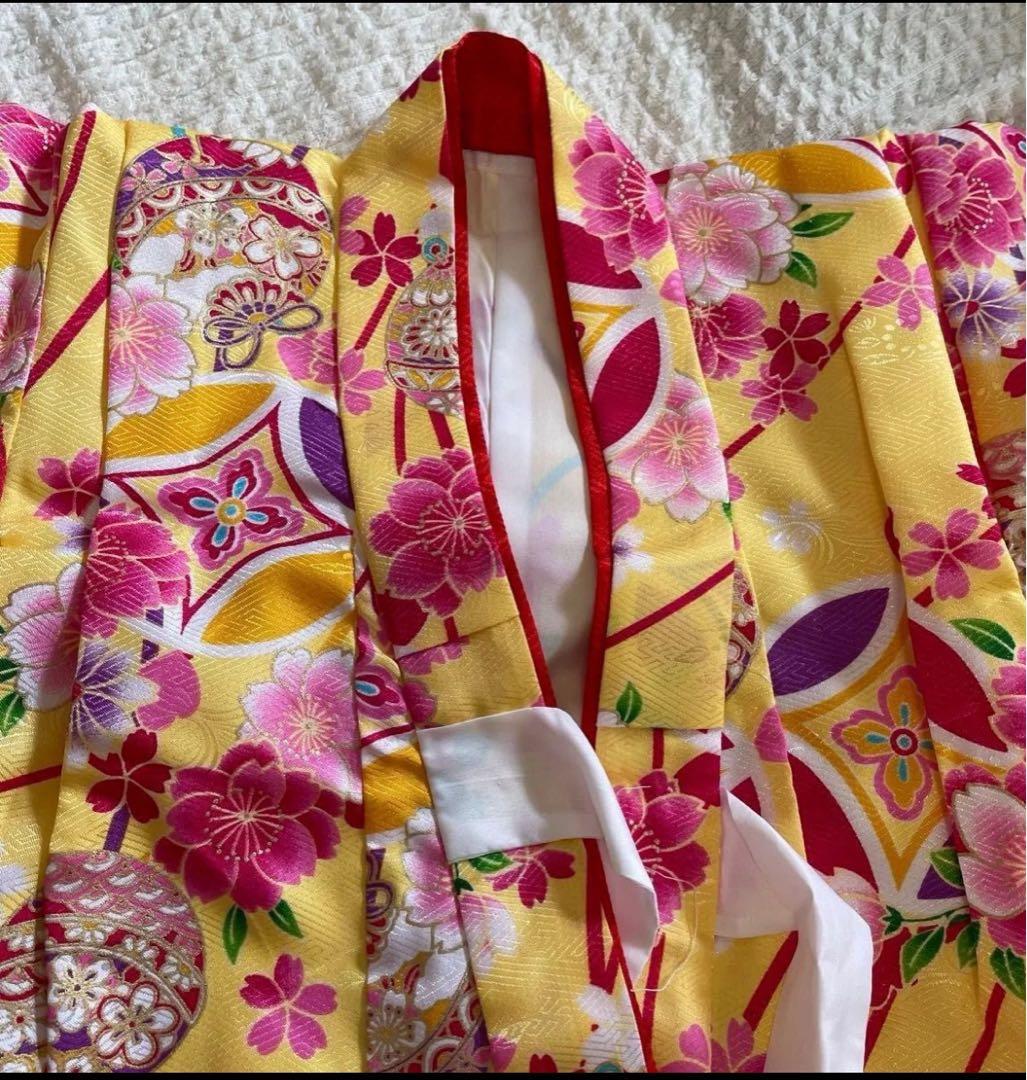 七五三 子供用着物セット 花柄