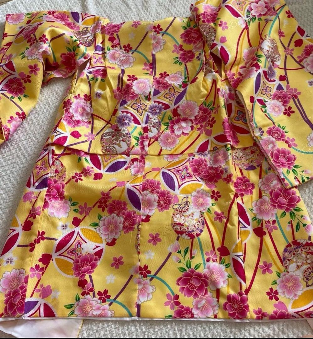 七五三 子供用着物セット 花柄