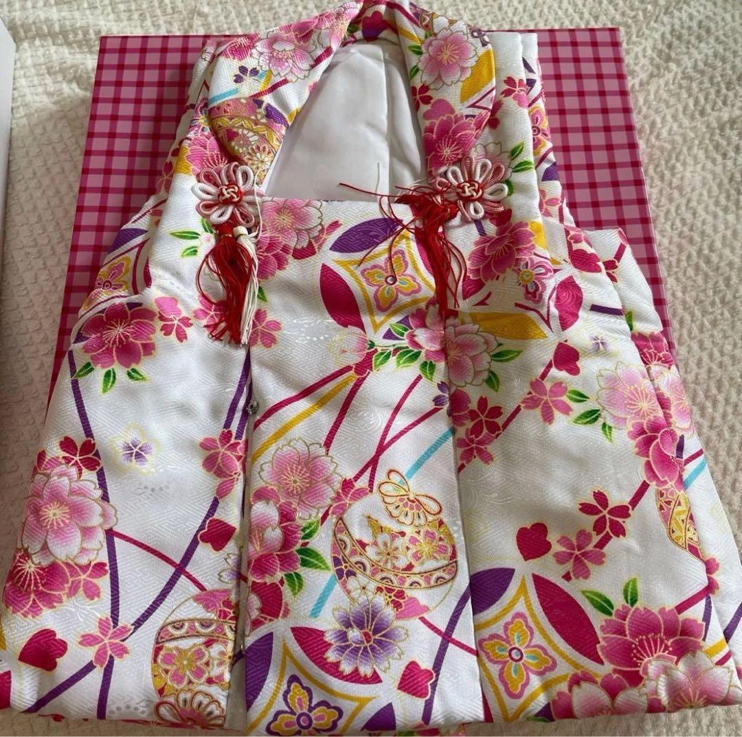 七五三 子供用着物セット 花柄