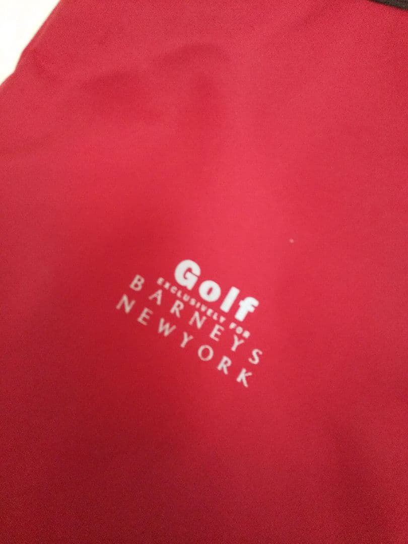 バーニーズニューヨーク　ゴルフ　キャディバッグ(黒)　とシューズバッグ(赤)