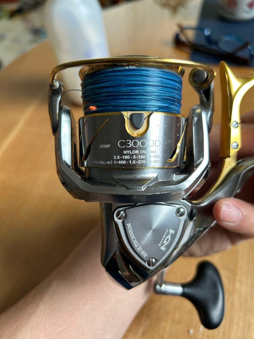 シマノBB-X テクニウムC3000DXG S 右ハンドル レバーブレーキリール