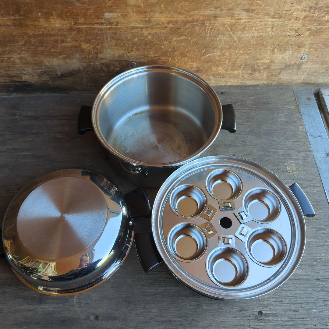 アムウェイ 2段蒸し器セット ケトル やかん IH対応