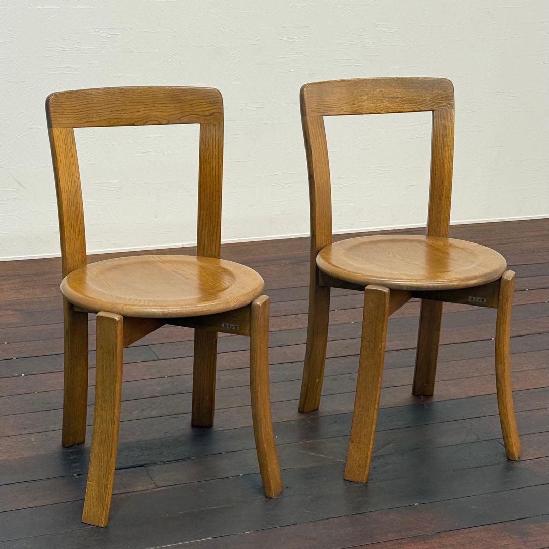 H21K39b 浜本工芸 ダイニングチェア DC-6020 2脚セット