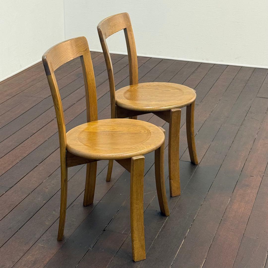 H21K39b 浜本工芸 ダイニングチェア DC-6020 2脚セット