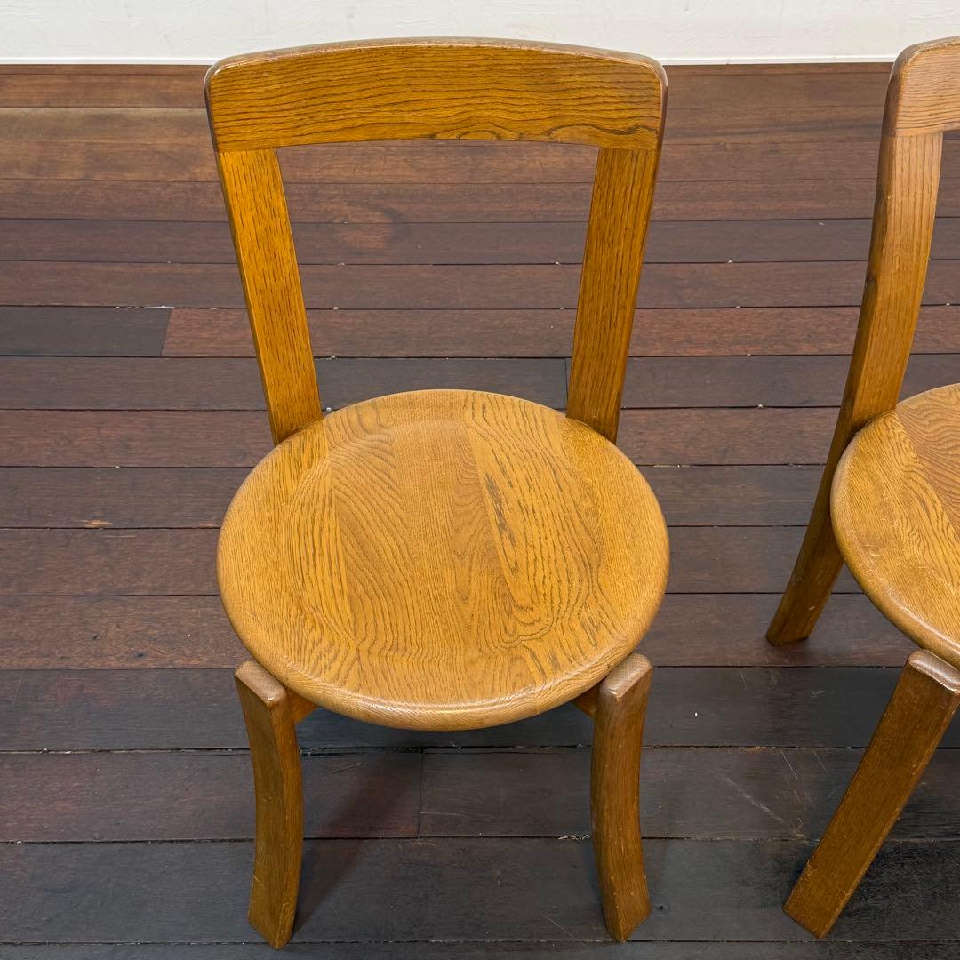 H21K39b 浜本工芸 ダイニングチェア DC-6020 2脚セット