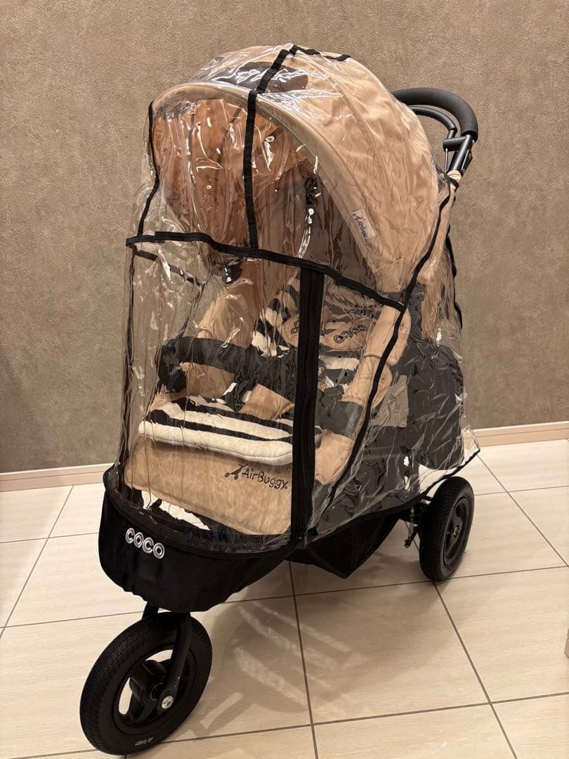【送料込】エアバギー　ココブレーキ　ダウンフットマフ　ストローラーマット　セット