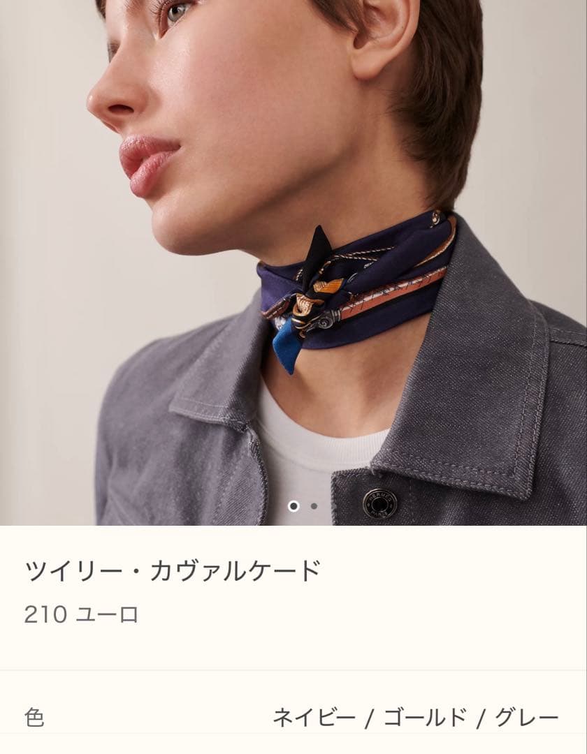 エルメス　騎馬行進　カヴァルケード　ツイリー　1枚