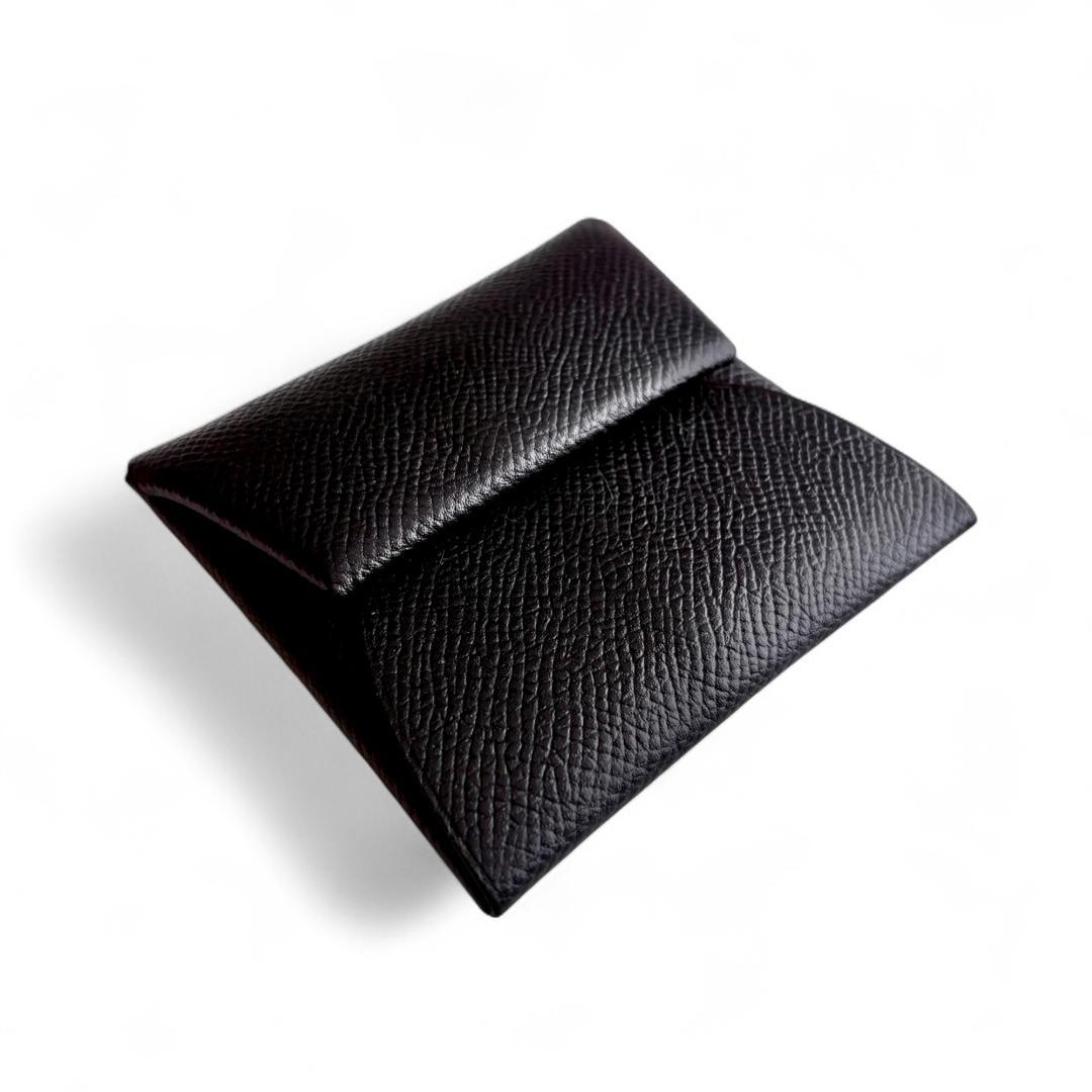 極美品『エルメス』バスティア ケース ノワール ブラック 小銭入れ D刻印