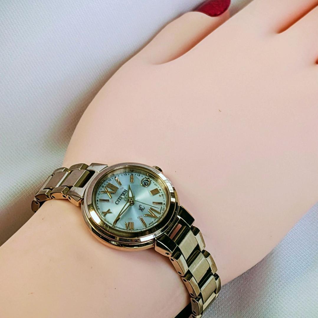 美品 CITIZENシチズン レディース腕時計xCクロスシー ゴールド キュート