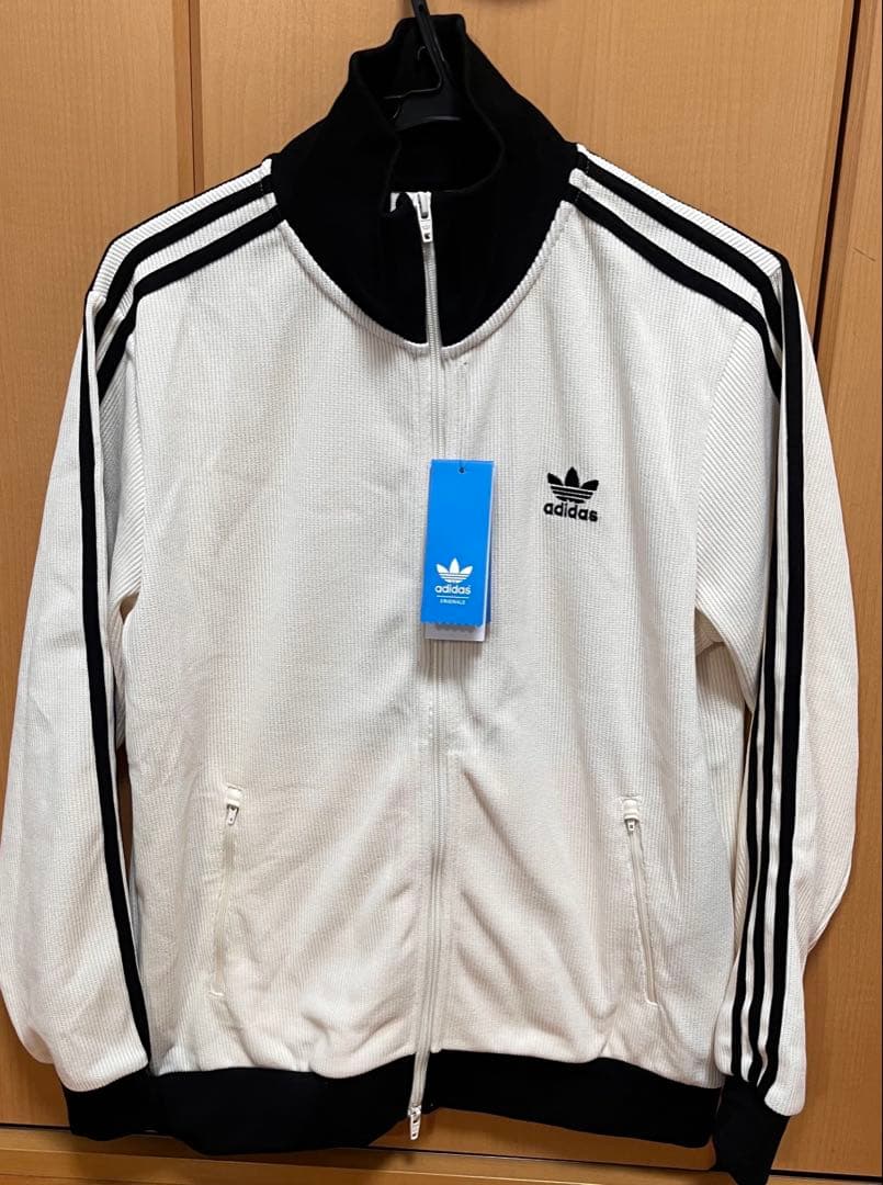 アディダス トラックジャケット ベッケンバウアー ワッフル ホワイト