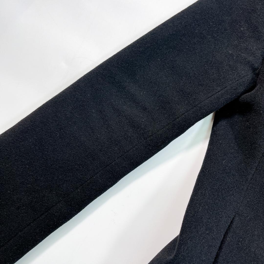 VIVIENNE TAM ヴィヴィアンタム アンゴラ混チャイナジャケット 黒 0