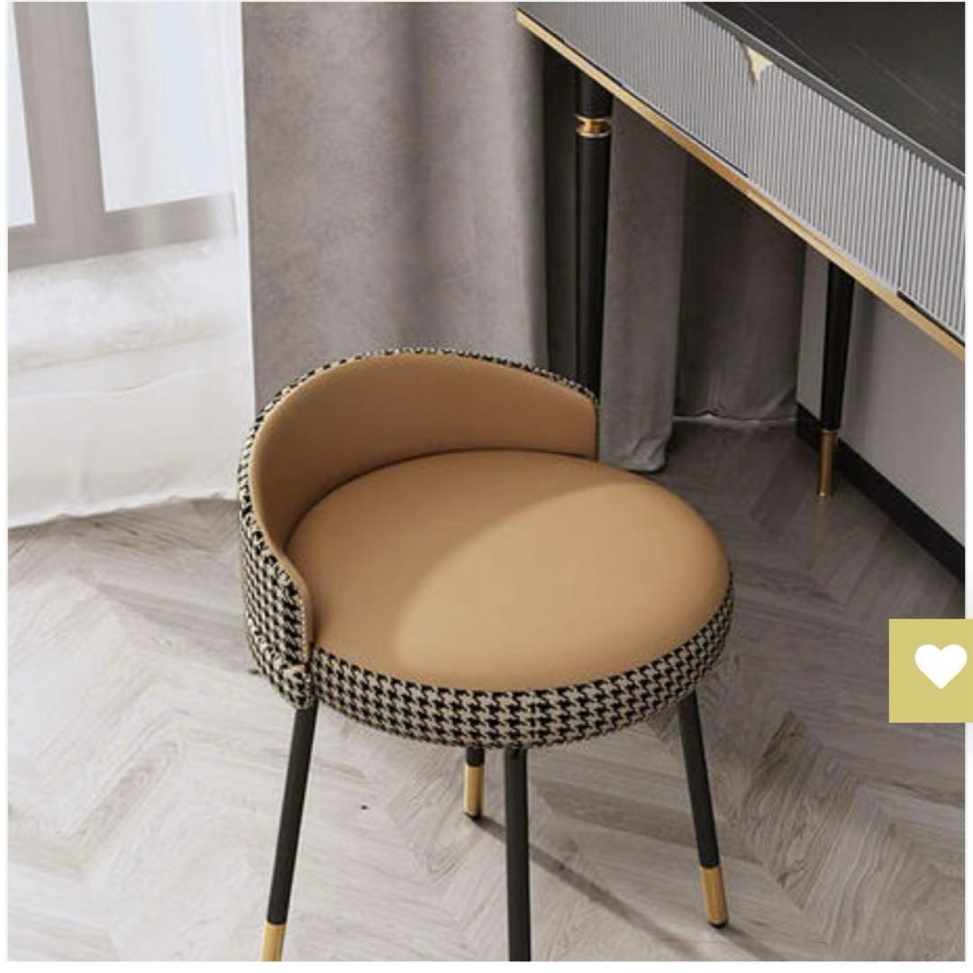 ミューズホーム　ラグジュアリーレザースツール　チェア