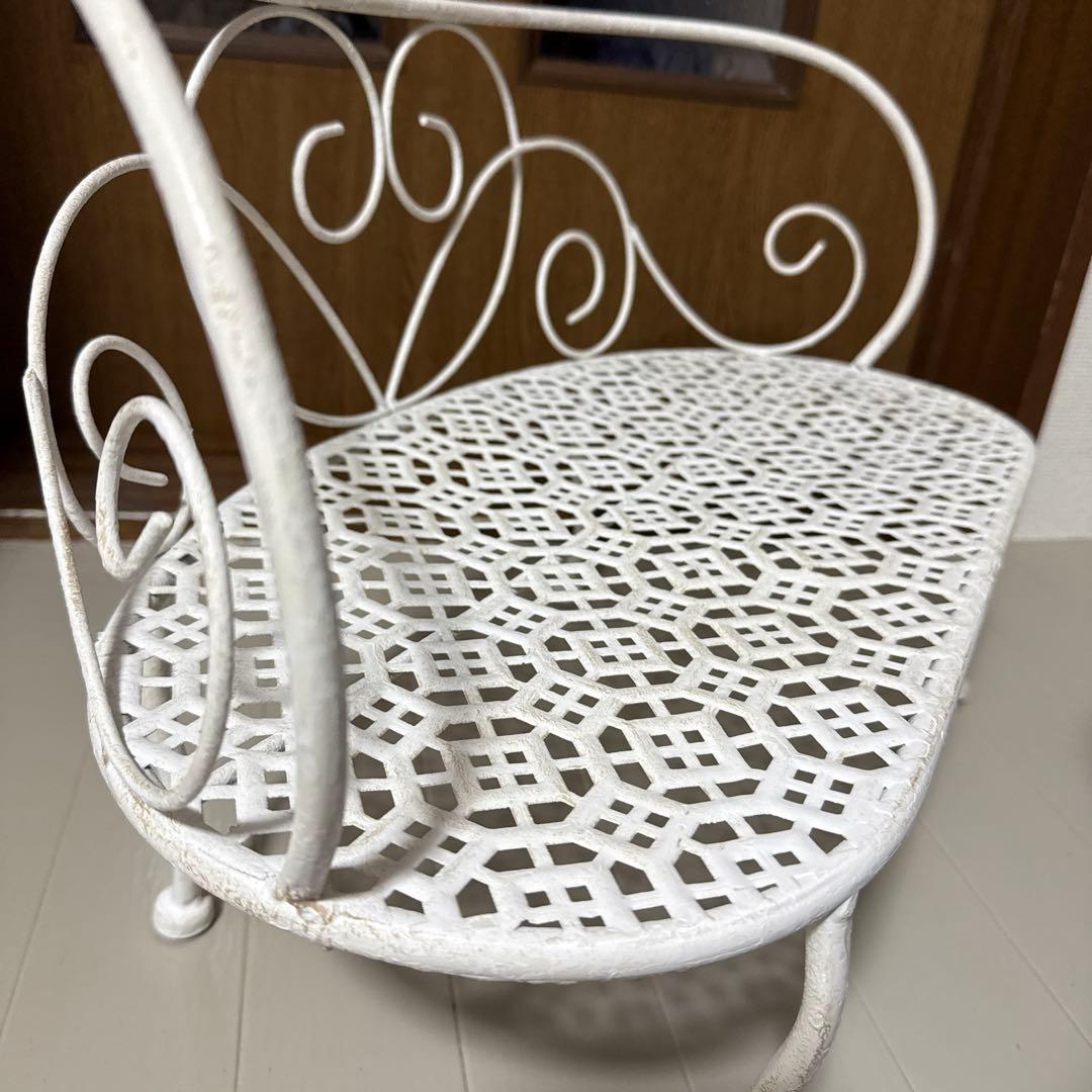 アンティーク・シャービー　インテリアベンチ