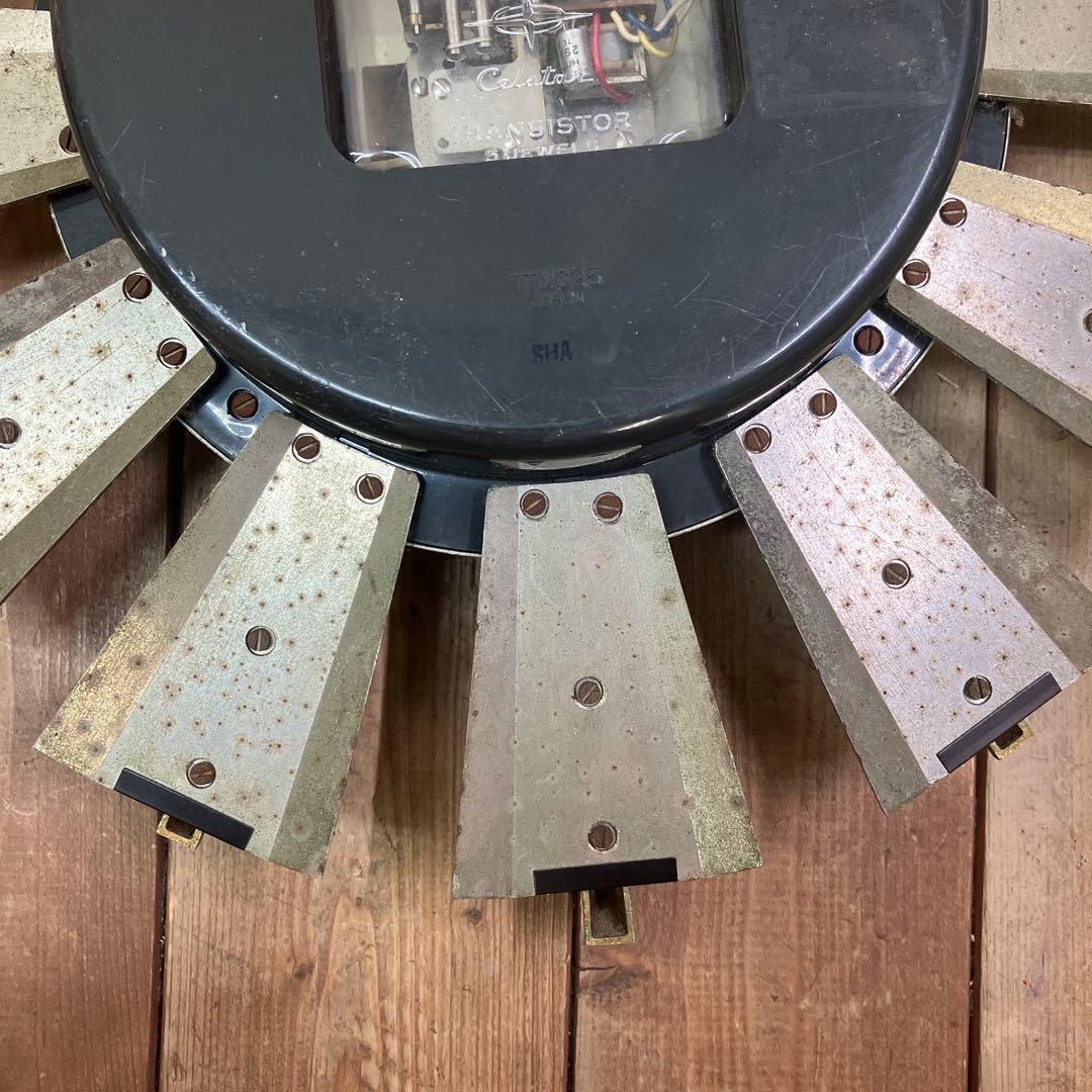 E-3 ジャンク品 ヴィンテージ セイコー サンバーストクロック 掛時計 時計