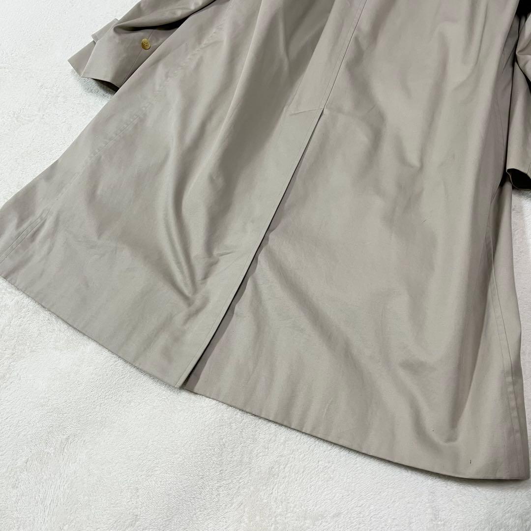 【美品】バーバリーズ　ステンカラー　ノバチェック　ライナー付　￼ベージュ　L