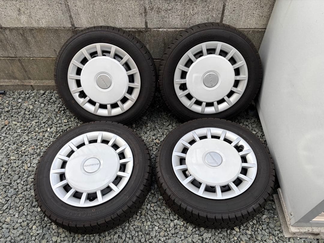 美品 バリ山 ダイハツ純正ホイール スタッドレスセット 14インチ