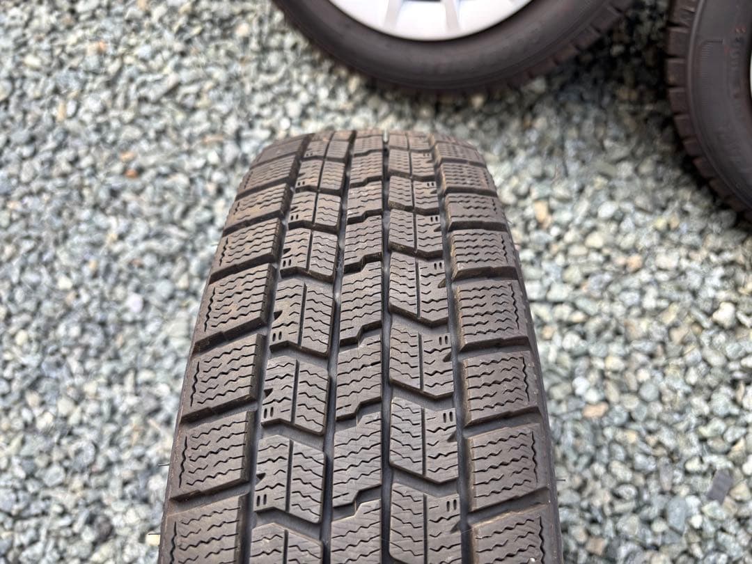 美品 バリ山 ダイハツ純正ホイール スタッドレスセット 14インチ