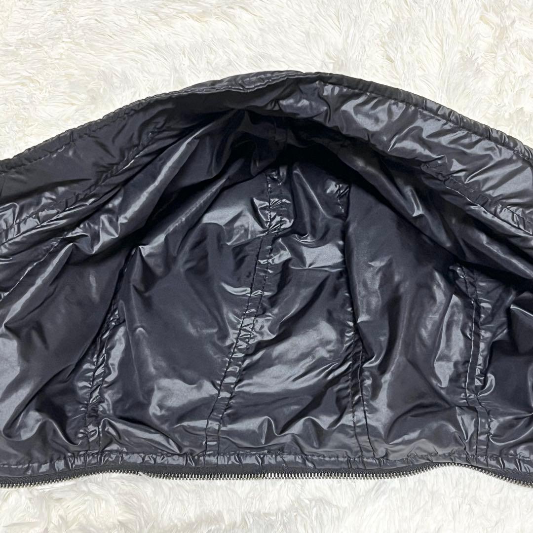 【美品】襟元　ニット　切替　ダウンジャケット ERMANNO SCERVINO