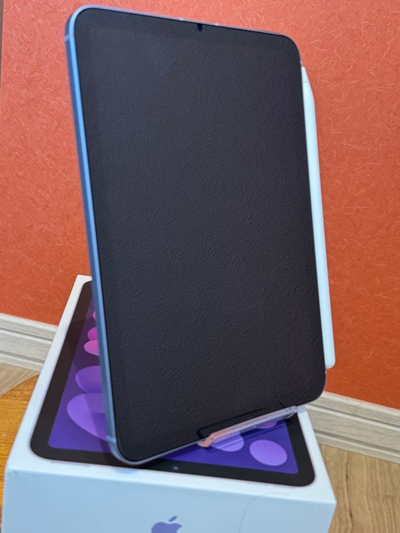 【極美品】iPad mini 6 セルラーパープル 本体 ApplePencil