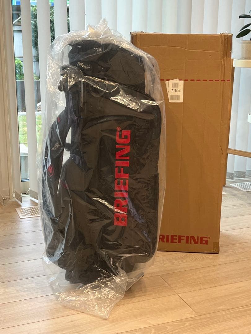 BRIEFING ブラック キャディバッグ(CR-4)