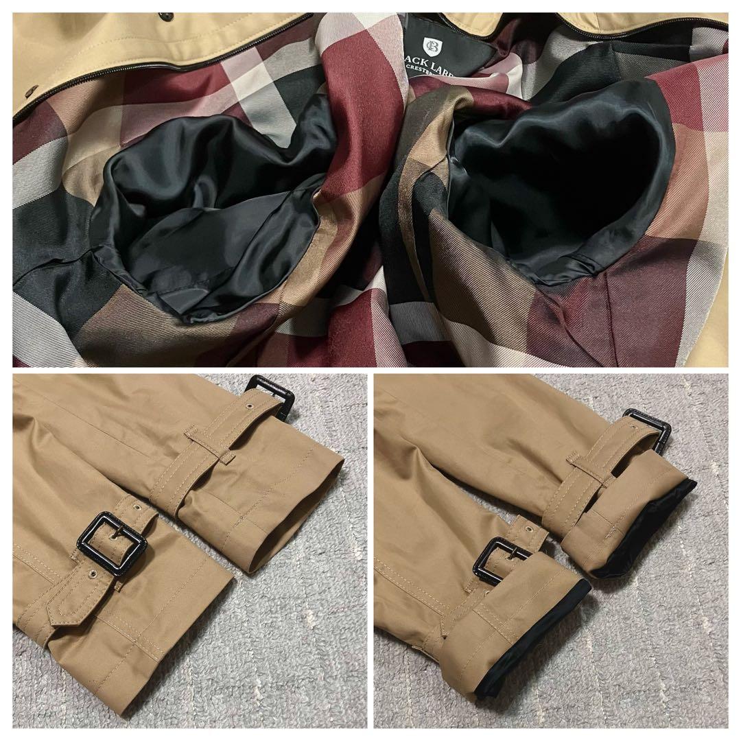 ブラックレーベルクレストブリッジ［トレンチコート］ロング　中綿ライナー　ベージュ