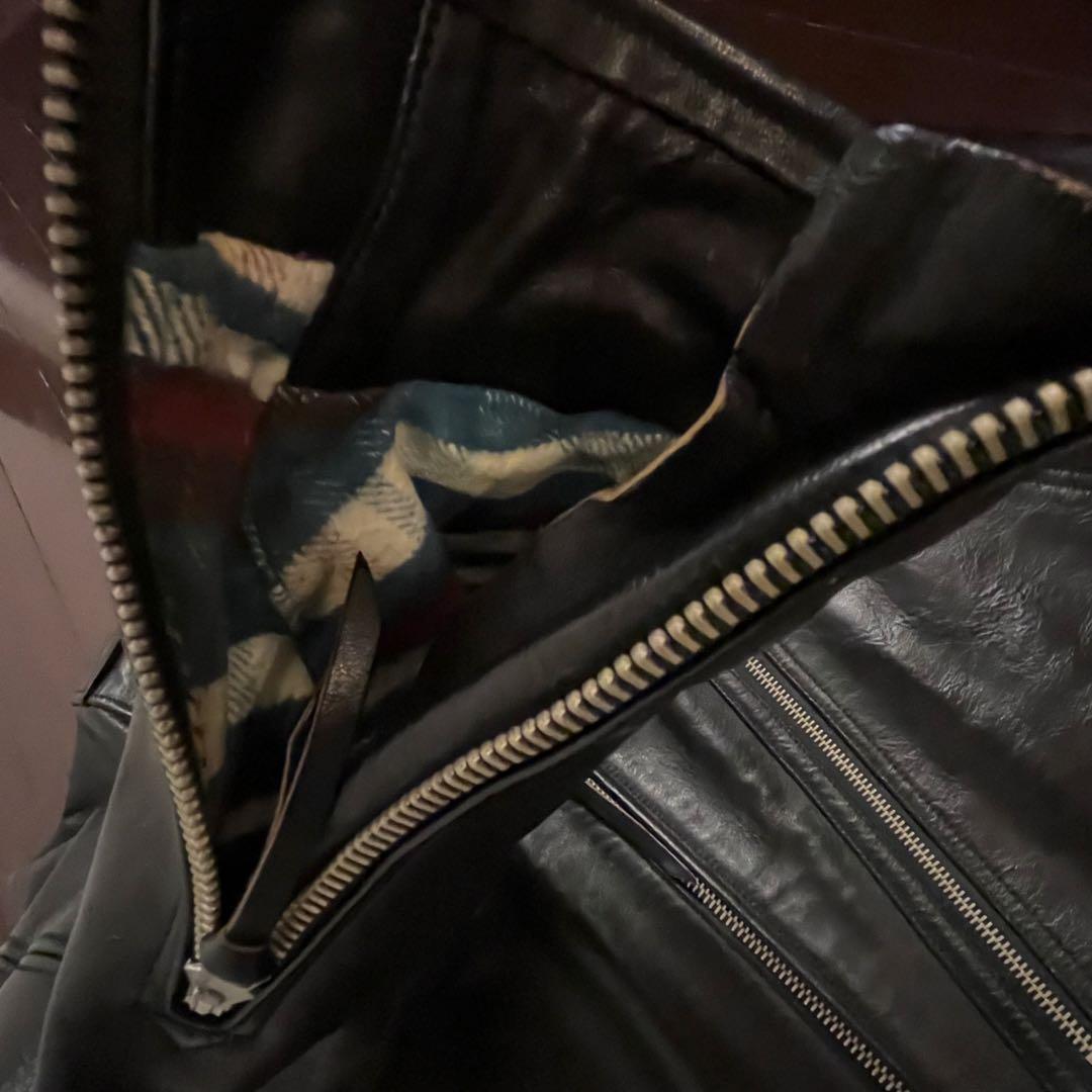 美品 フリーホイーラーズ ラブレア 希少サイズ44 馬革 レザー ルードブラック