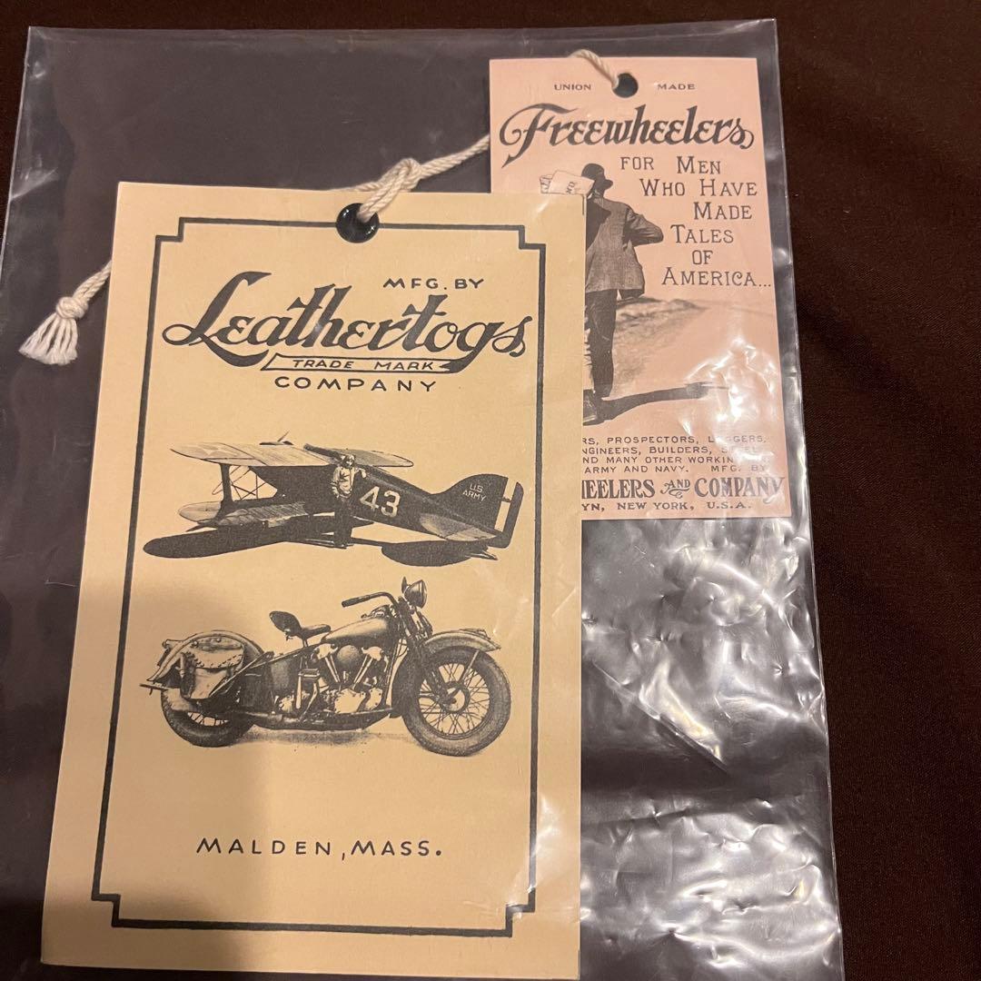 美品 フリーホイーラーズ ラブレア 希少サイズ44 馬革 レザー ルードブラック