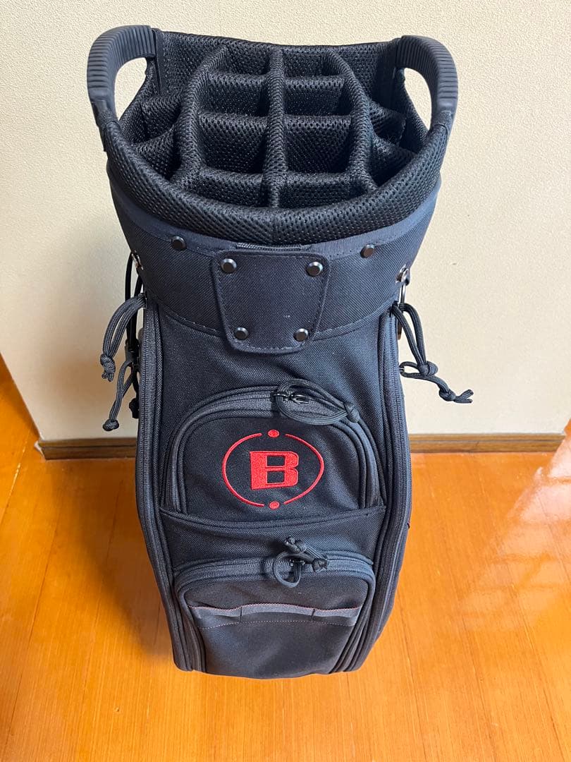 BRIEFING キャディバッグ 黒 CR5（口枠14分割＋1）