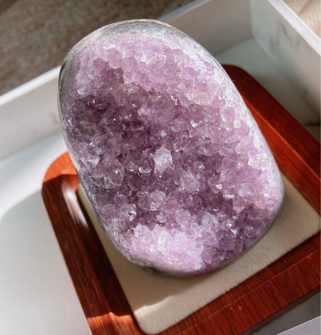 ブラジル産 アメジスト クラスター ドーム 天然石