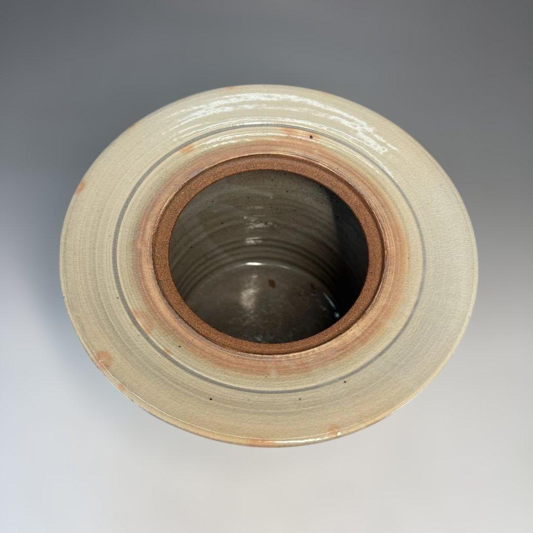 【中古品】佐久間芳山造　茶会ノ図水指（共箱）USED〈税込•送料込〉