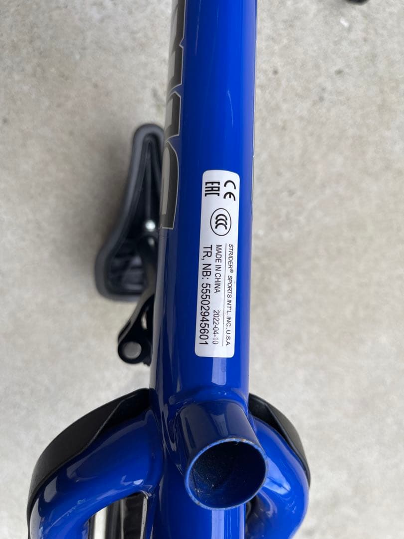 正規品✨STRIDER 12SPORTバランスバイク 青