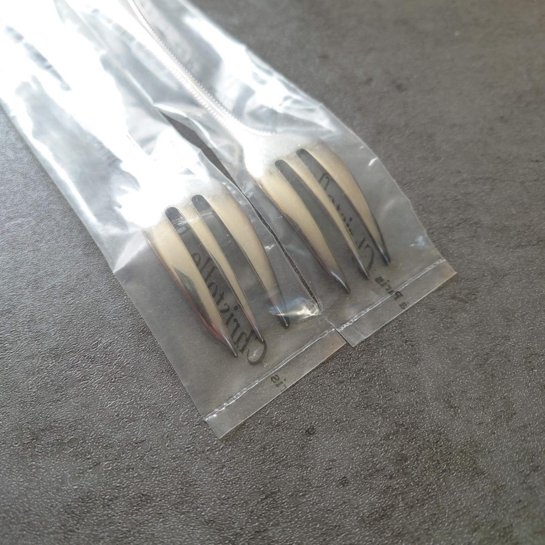 クリストフル パール ケーキフォーク 未開封 2点